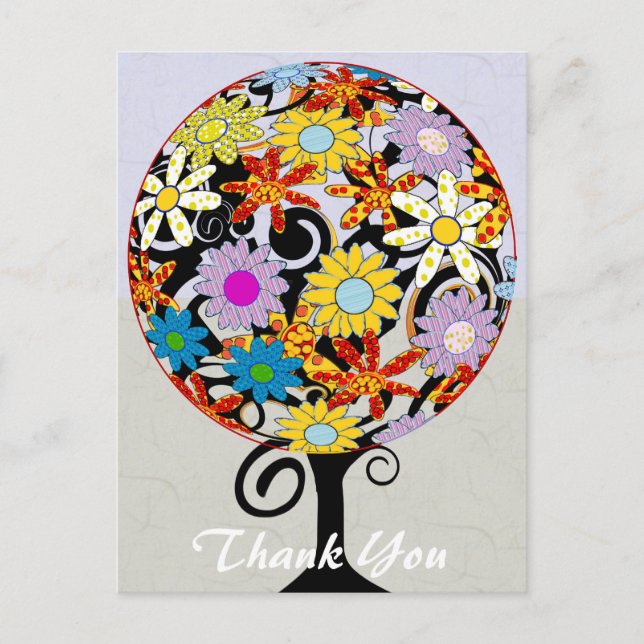Cartão Postal Obrigado Círculo do Amor (Frente)