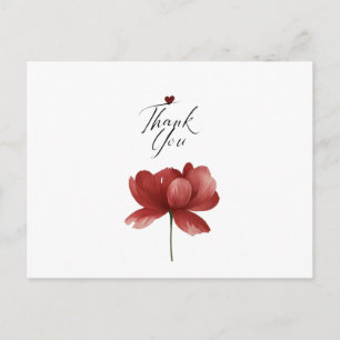 Cartão Postal Obrigado, Coração Um Silencioso Obrigado Gratidão 