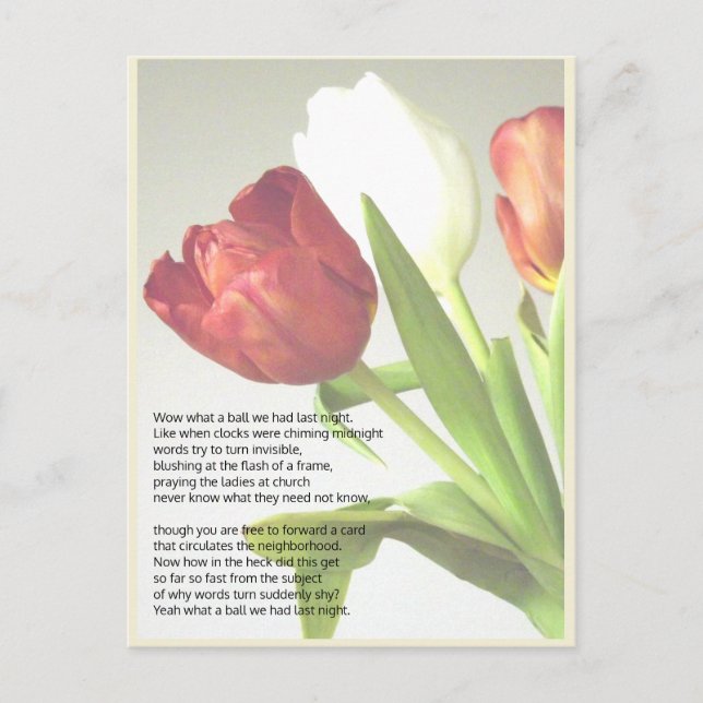 Cartão Postal obrigado da mensagem de lembrete (Frente)