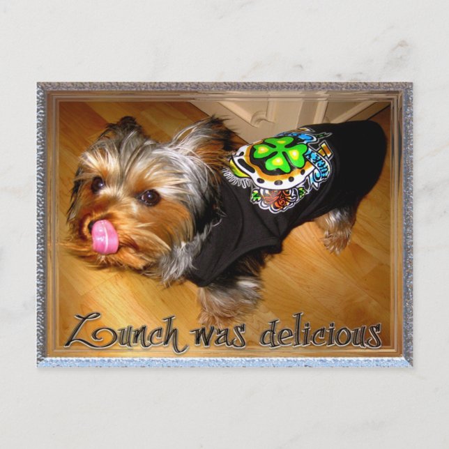 Cartão Postal Obrigado pelo Almoço (Frente)