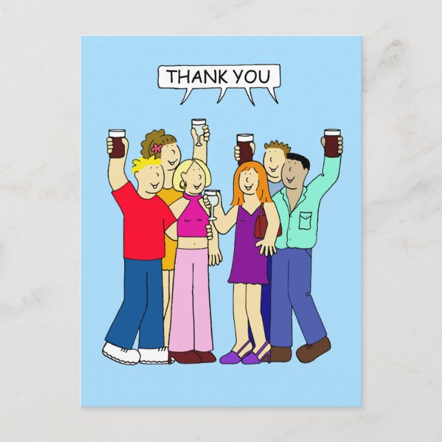 Cartão Postal Obrigado pelo Excelente (Frente)