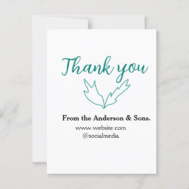 Cartão Postal Obrigado pelo seu pedido site da empresa nome da f