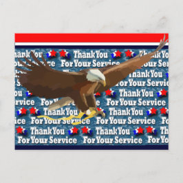 Cartão Postal Obrigado pelo seu serviço