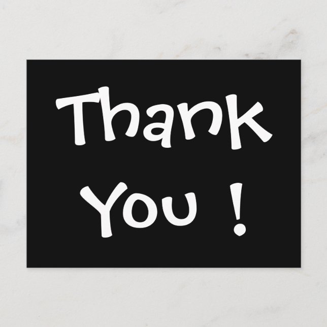 Cartão Postal Obrigado! pelo SRF (Frente)