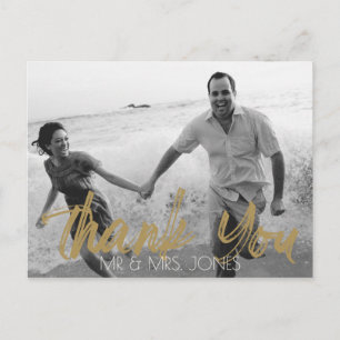 Cartão Postal Obrigado por Foto do Paraíso Exótico