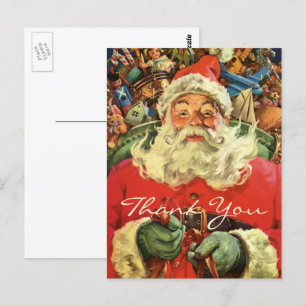 Cartão Postal Obrigado por um Natal Antigo