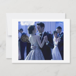 Cartão Postal Obrigado por vir