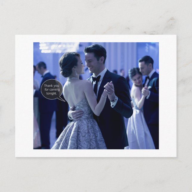 Cartão Postal Obrigado por vir (Frente)