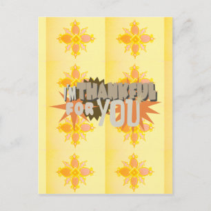 Cartão Postal Obrigado por você com compaixão e gratidão