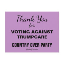 Obrigado Por Votar Contra A TrumpCare Resistir