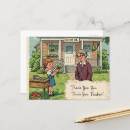 Cartão Postal "Obrigado, Professor!"