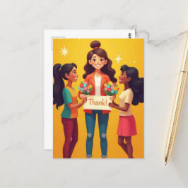 Cartão Postal "Obrigado, Professor!"