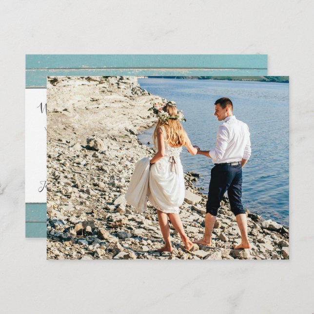 Cartão Postal Obrigado Russo Turquesa Feenas Boho Seta (Frente/Verso)