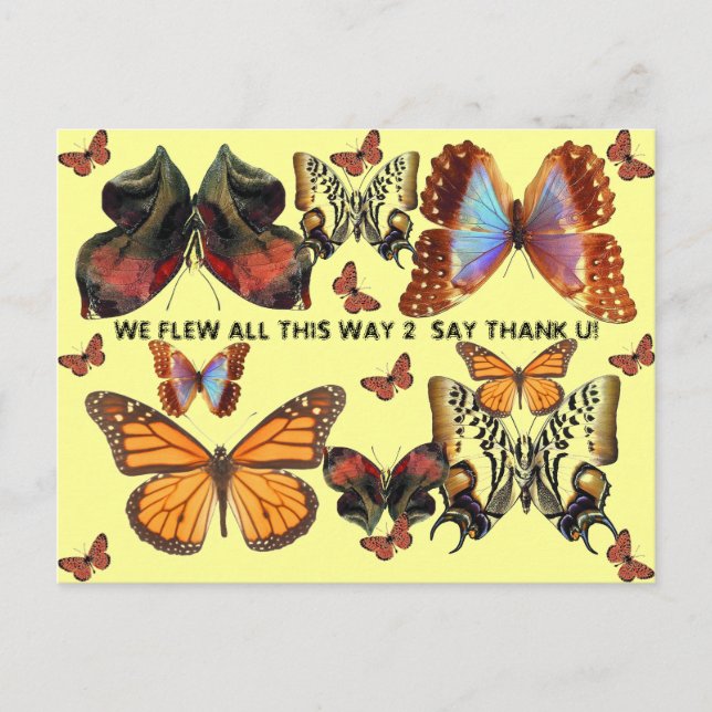 Cartão Postal Obrigado U! (Frente)