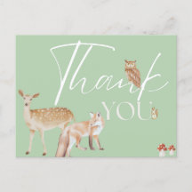 Obrigado Woodland Chá de fraldas, Neutro De Gênero