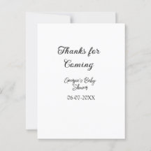 Obrigados para o próximo chá de fraldas, um simple