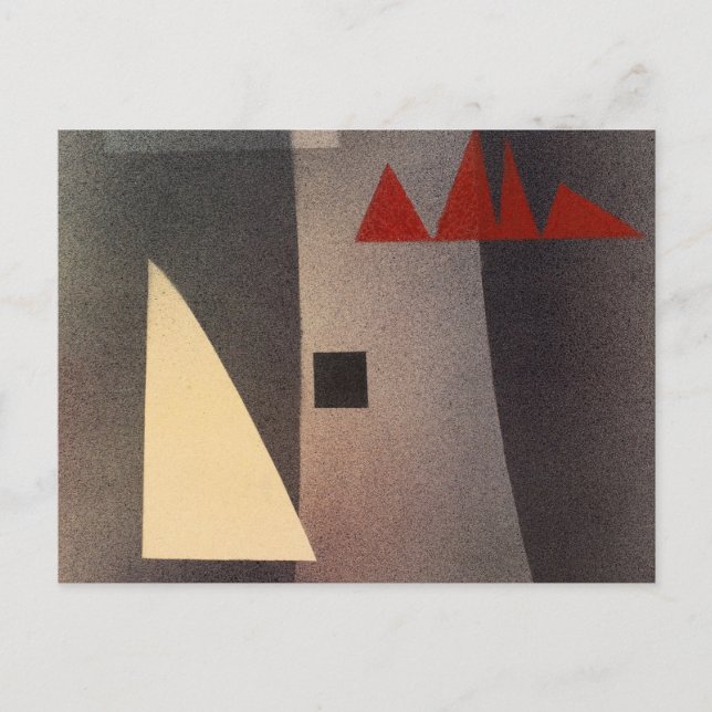 Cartão Postal Obscuro, 1930 por Wassily Kandinsky (Frente)