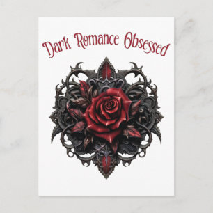 Cartão Postal Obsedado com Romance Sombrio