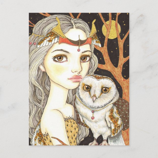 Cartão Postal Observação da Noite (Frente)