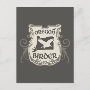 Cartão Postal Observador de aves do Oregon