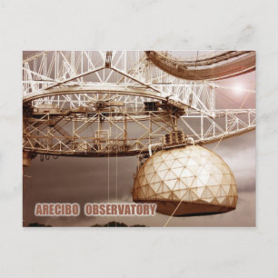 Cartão Postal Observatório Arecibo, Porto Rico