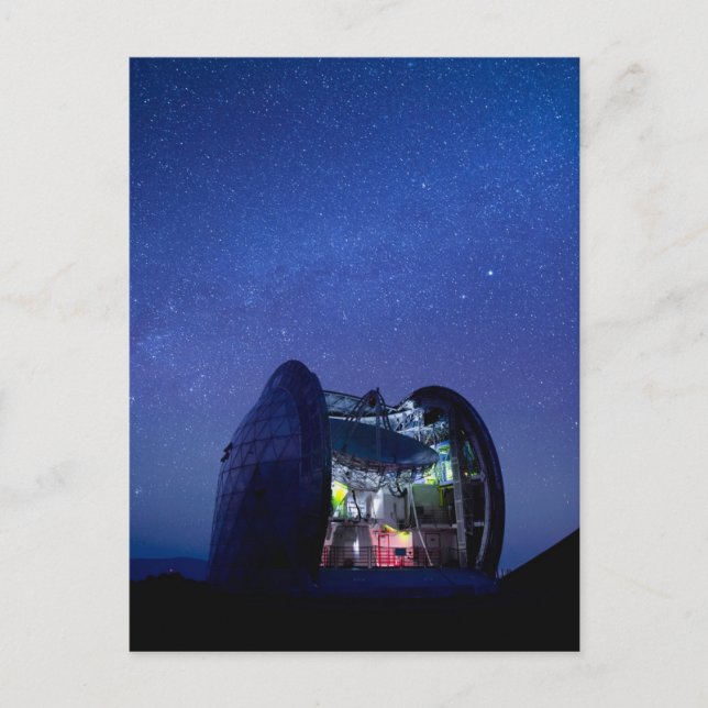 Cartão Postal Observatório Cal Tech Submilímetro | Havaí (Frente)