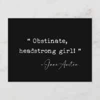 Obstinada jovem headstrong Jane Austen