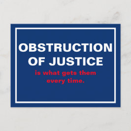 Cartão Postal Obstrução à Casa Branca de Trump