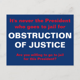 Cartão Postal Obstrução do tempo de prisão da Casa Branca