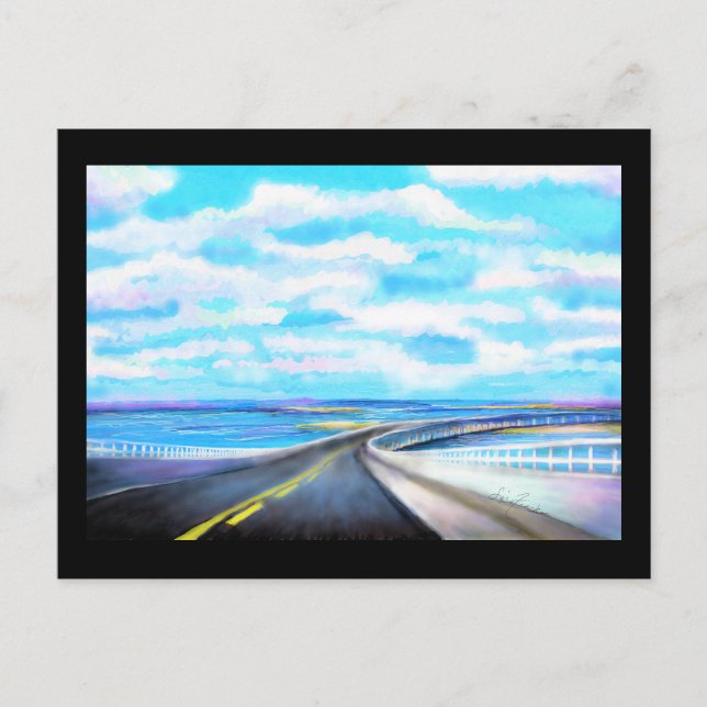 Cartão Postal OBX Hwy 12 (Frente)