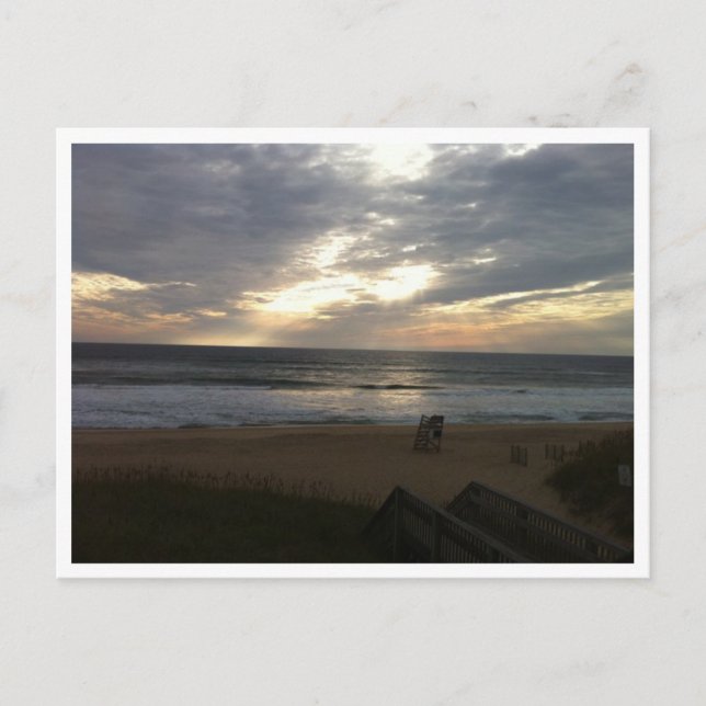 Cartão Postal OBX Sunrise (Frente)