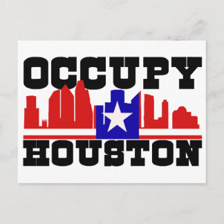Cartão Postal Occupy Houston