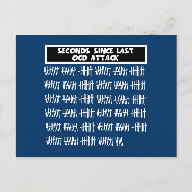 Cartão Postal OCD Engraçado (Frente)