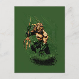 Cartão Postal Ocean King Trident Warrior Dynamic Comic Art