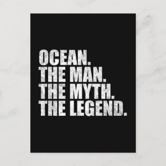 Cartão Postal Ocean name, Ocean The Man The Myth The Legend