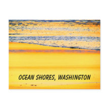 Ocean Shores, WA, Foto do Sunset de Praia