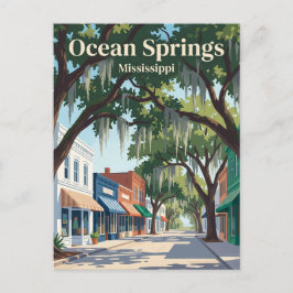 Cartão Postal Ocean Springs Mississippi