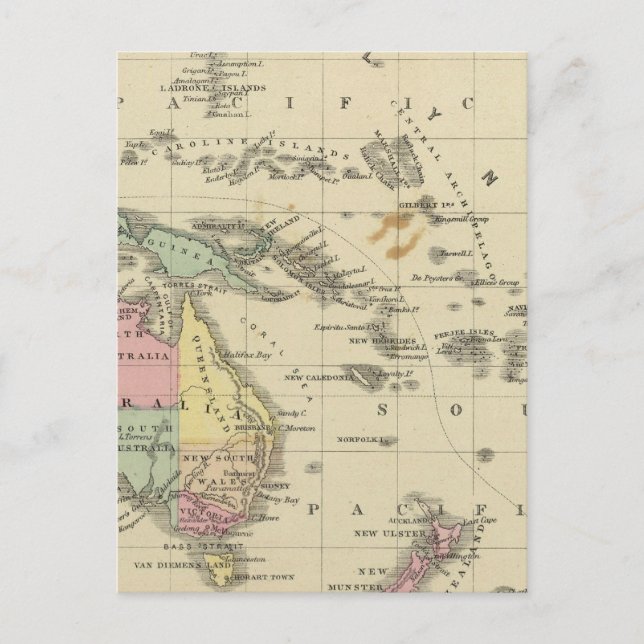 Cartão Postal Oceânia (Frente)
