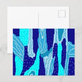 Cartão Postal Oceano Azul Icy