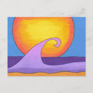 Cartão Postal Oceano de Paixão Roxo