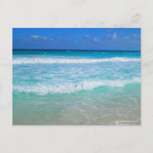 CARTÃO POSTAL OCEANO EM CANCUN, MÉXICO #1