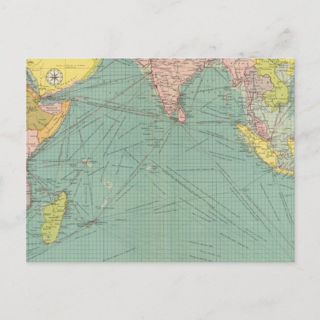 Cartão Postal Oceano Índico 3 (Frente)