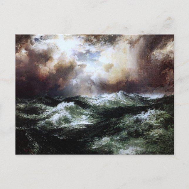 Cartão Postal Oceano lunar (Frente)