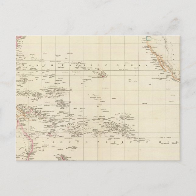 Cartão Postal Oceano Pacífico (Frente)