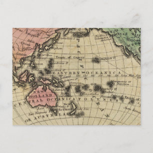 Cartão Postal Oceano Pacífico, Ilhas Britânicas