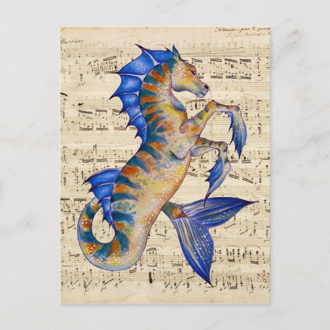 Cartão Postal Oceans Song (Frente)