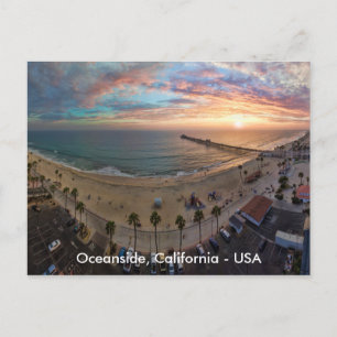 Cartão Postal Oceanside Sunset