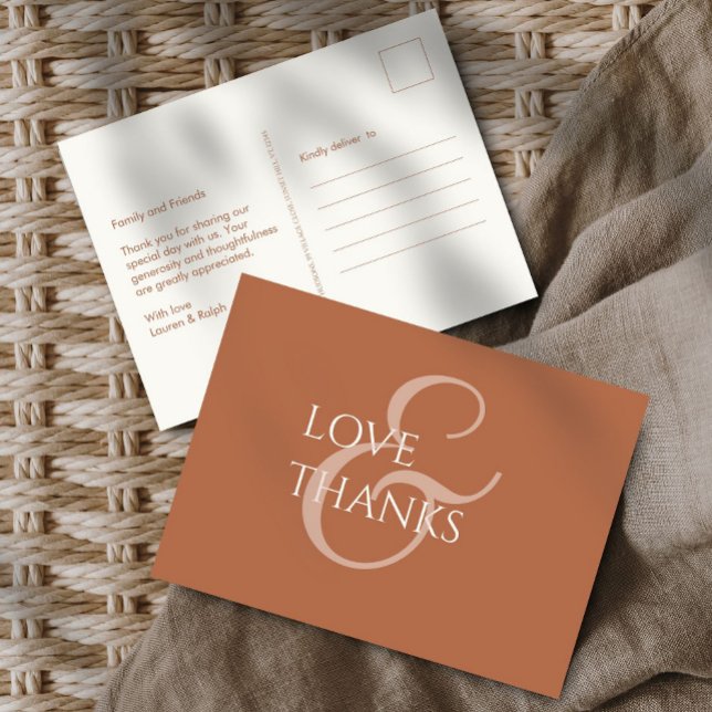 Cartão Postal Ochre e Ivory Não Foto Obrigado (Criador carregado)