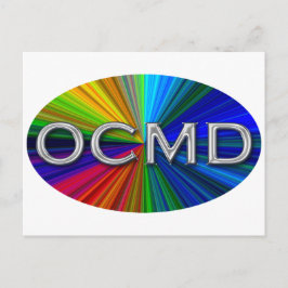 Cartão Postal OCMD - Logotipo Oval de Ocean City Maryland