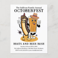 Octoberfest Brats Beer Fall Open House Party